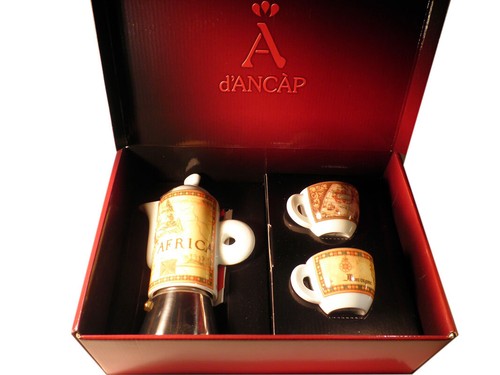 Set caffe porcellana ancap - set, caffe'