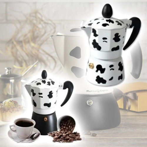 Caffettiera mucca moka - caffettiera,